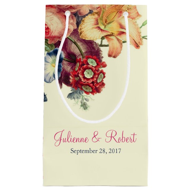 Sac cadeau de bienvenue pour Mariage Vintage roman (Devant)