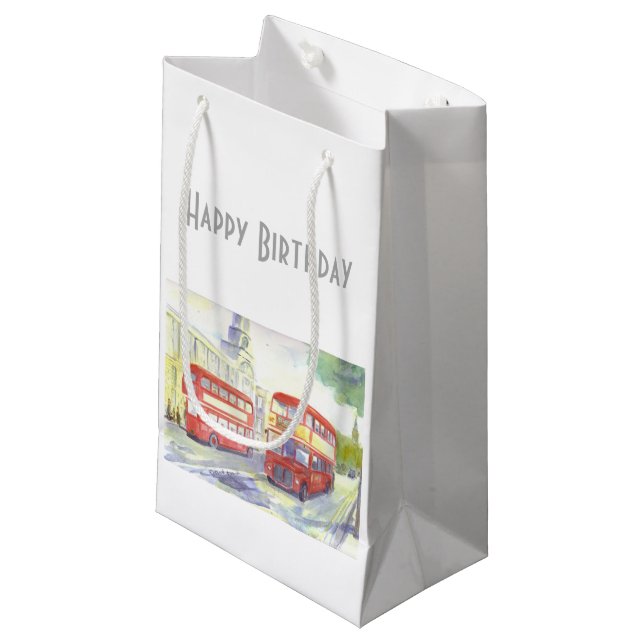 Sac cadeau de bus Routemaster AEC (Devant Angle)