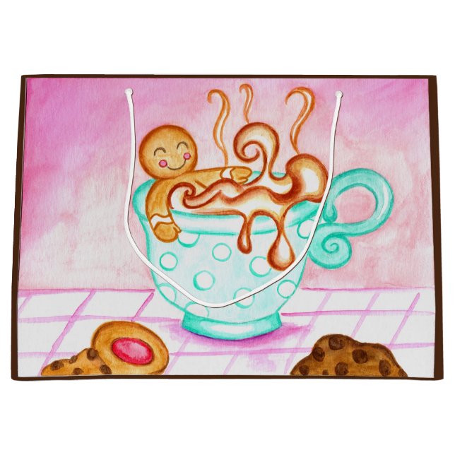 Sac cadeau de café au pain d'épice (Devant)