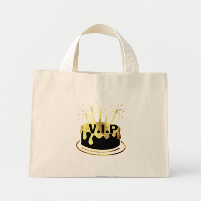 Sac Cadeau de Fête de Luxe Anniversaire VIP Tendan (Devant)