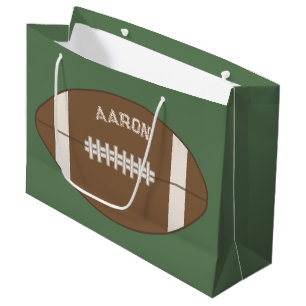Sac cadeau de football Vintage personnalisé