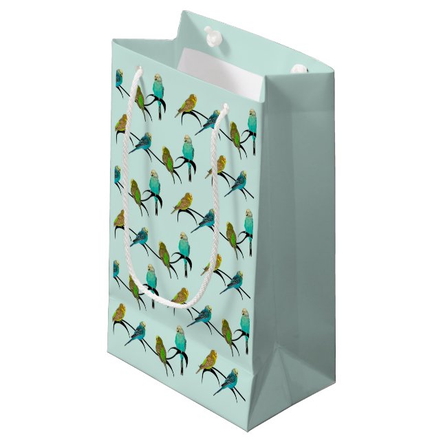 Sac cadeau de frénésie de perruches (Devant Angle)