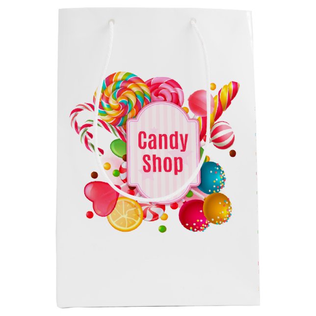 Sac cadeau de la boutique de bonbons (Devant)