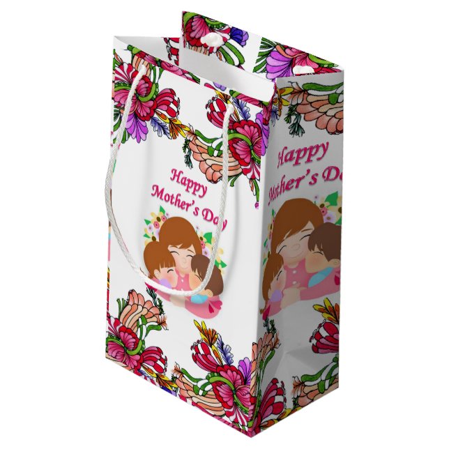 Sac cadeau de la fête des mères (Dos Angle)
