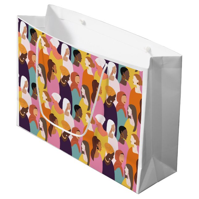 Sac cadeau de la fête des mères (Devant Angle)