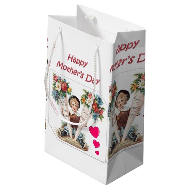 Sac cadeau de la fête des mères (Dos Angle)