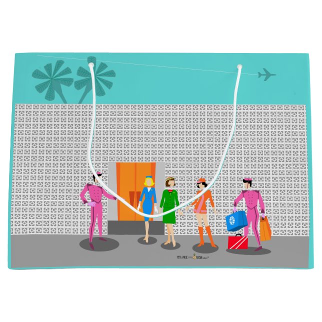 Sac cadeau de la partie Atomique Palm Springs (Devant)