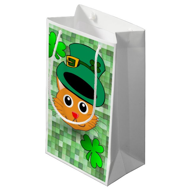 Sac cadeau de la Saint Patrick (Devant Angle)