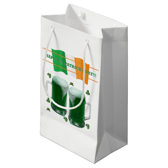 Sac cadeau de la Saint Patrick (Devant Angle)
