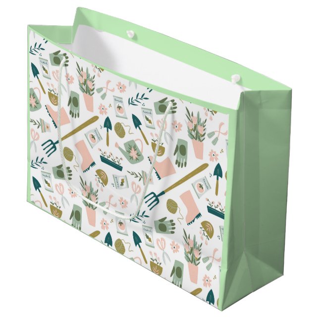 Sac cadeau de l'heure du jardin (Devant Angle)