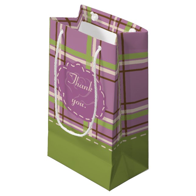 Sac Cadeau de Mariage Country Garden (Devant Angle)