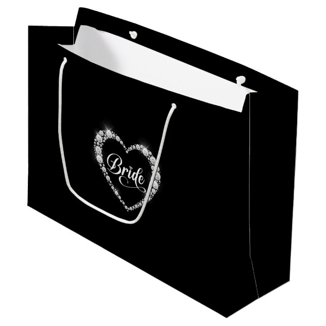Sac Cadeau de Mariée pour un Mariage (Devant Angle)