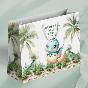 Sac Cadeau de Naissance Baby Dino Mignon va éclore