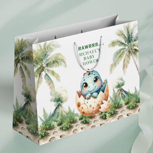 Sac Cadeau de Naissance Douce Baby Dino Bientôt Di