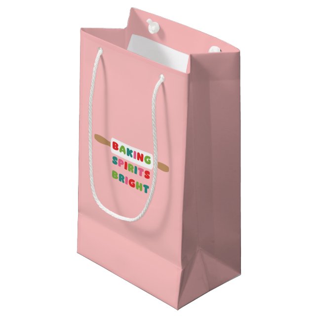 Sac Cadeau de Noël Baking Spirits Bright (Devant Angle)