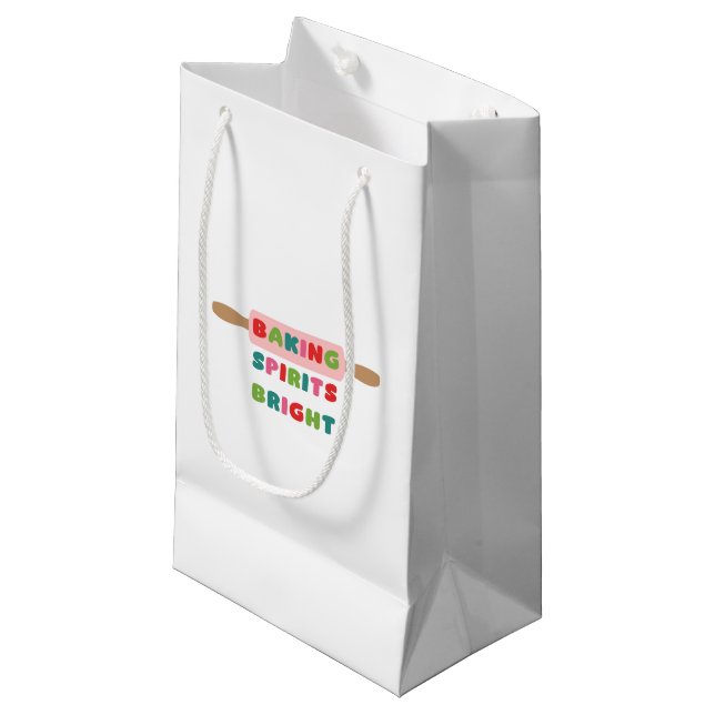 Sac Cadeau de Noël Baking Spirits Bright (Devant Angle)