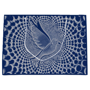 Sac cadeau de Noël de la colombe