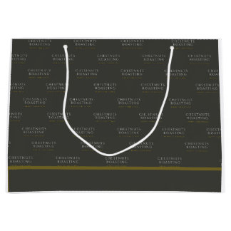 Sac cadeau de Noël - Dégustation de châtaignes