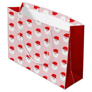 Sac Cadeau de Noël du Père Noël Enfants Mignons