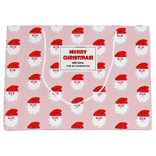Sac Cadeau de Noël du Père Noël Enfants Mignons
