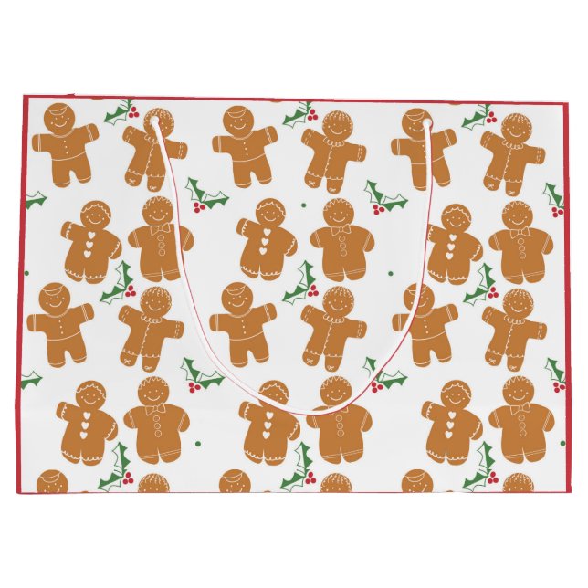 Sac cadeau de Noël en pain d'épices (Dos)