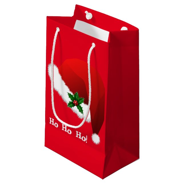 Sac cadeau de Noël Hat Holiday (Devant Angle)