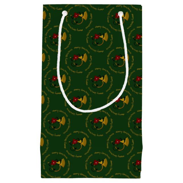 Sac cadeau de Noël Horn-vert S (Devant)