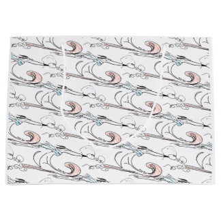 Sac cadeau de Noël pour chien de traîneau