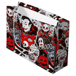 Sac Cadeau de nuit Vampires - Grand, brillant