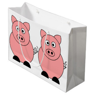 Sac cadeau de porc