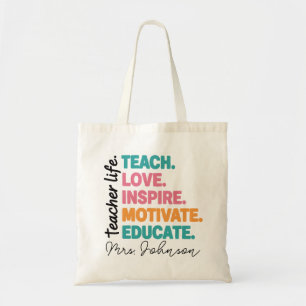 Sac Cadeau de Reconnaissance pour Enseignant Sac F