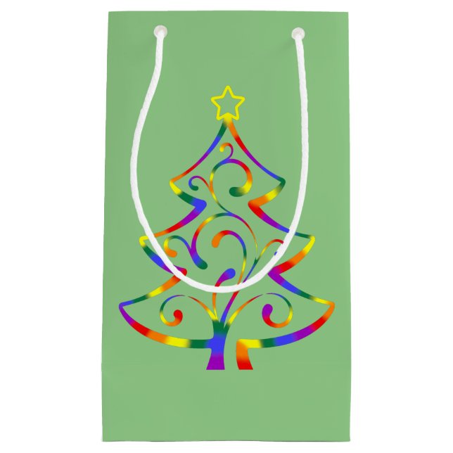 Sac cadeau de sapin de Noël LGBT+ Pride (Devant)