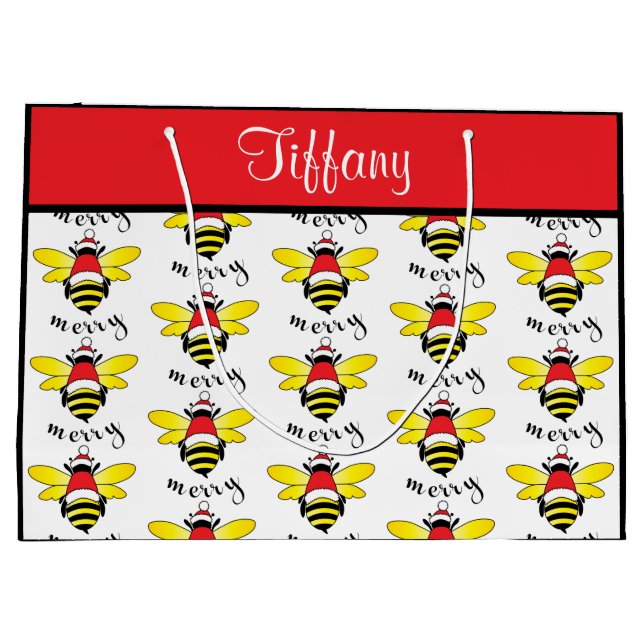 Sac cadeau de vacances à abeilles (Dos)