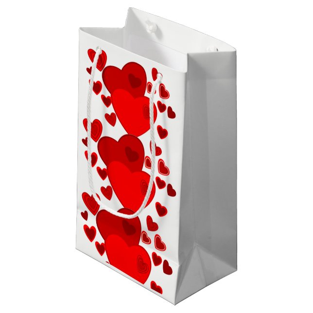Sac cadeau de Valentine (Devant Angle)