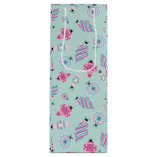 Sac cadeau de vin Mint Jolly Baubles