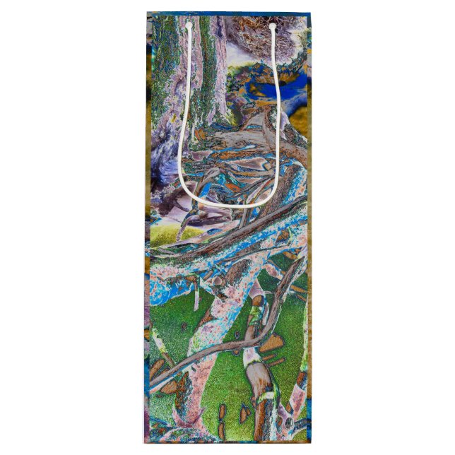 Sac cadeau de vin racine de mangrove (Devant)