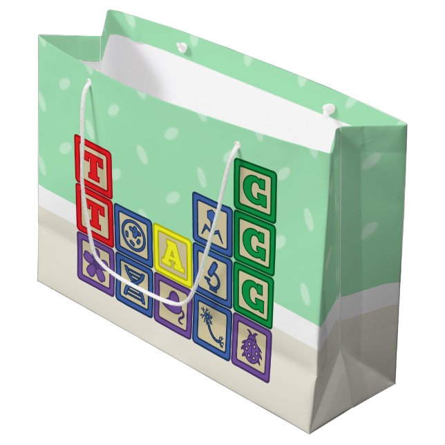 Sac cadeau des blocs de biologistes de l'avenir (Devant Angle)