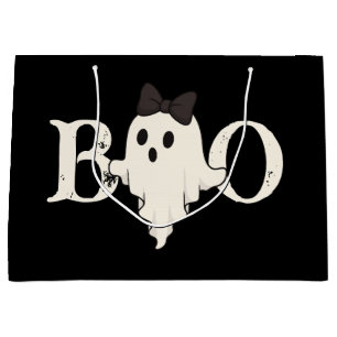 Sac cadeau d'Halloween mignonne - Fantôme "Boo" av