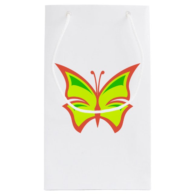 Sac cadeau d'illustration Vector Papillon (Dos)