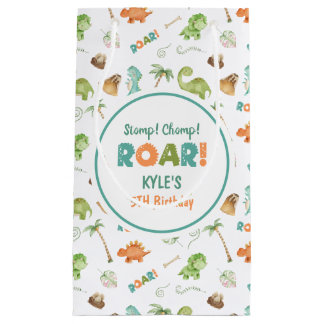 Sac cadeau Dinosaur Aquarelle