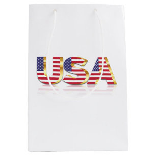 Sac cadeau drapeau américain USA Patriotic