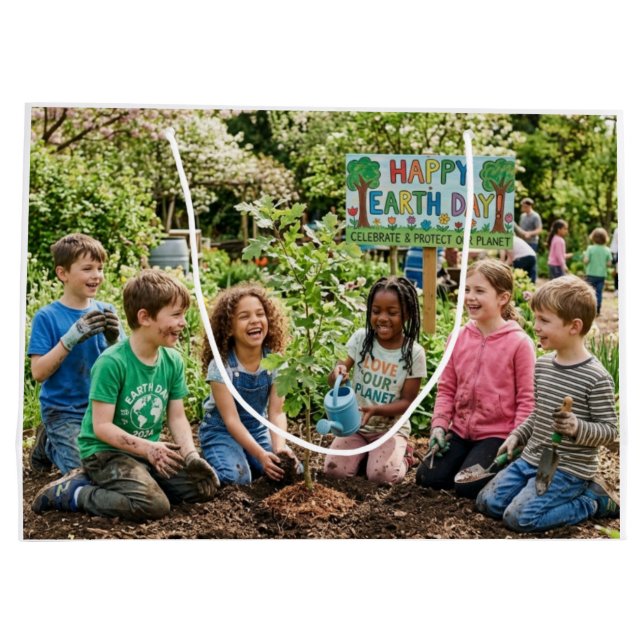 Sac cadeau du Jour de la Terre pour les enseignant (Dos)