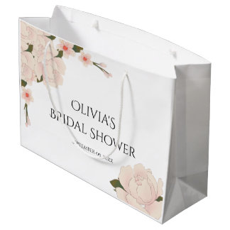 Sac Cadeau Elégante Fête des mariées Florale Favorisant Grand