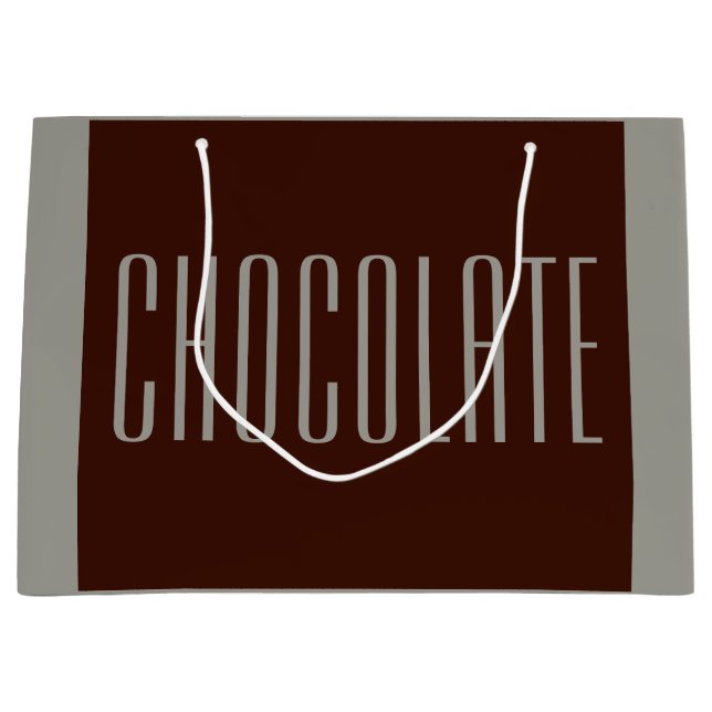 Sac cadeau en chocolat (Devant)