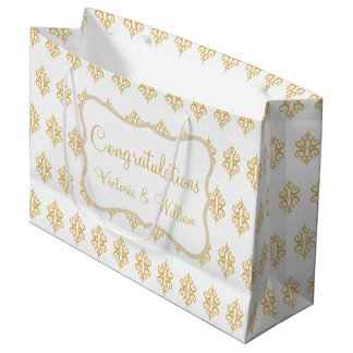 Sac cadeau en dentelle pour Mariage personnalisé