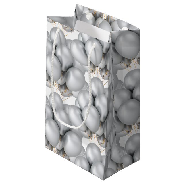 Sac cadeau en papier ballons (Devant Angle)