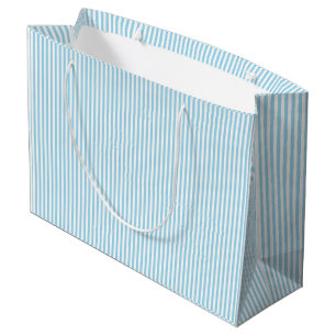 Sac cadeau Eve and Sofie Light Blue Stripes
