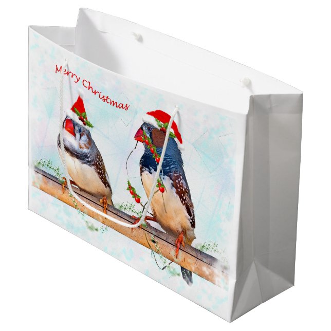Sac cadeau Festiches Finches (Devant Angle)