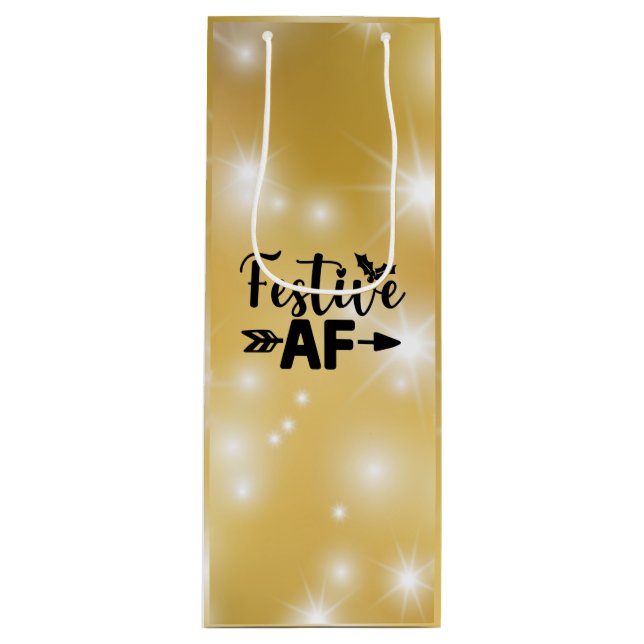 Sac cadeau Festive AF Vin (Devant)