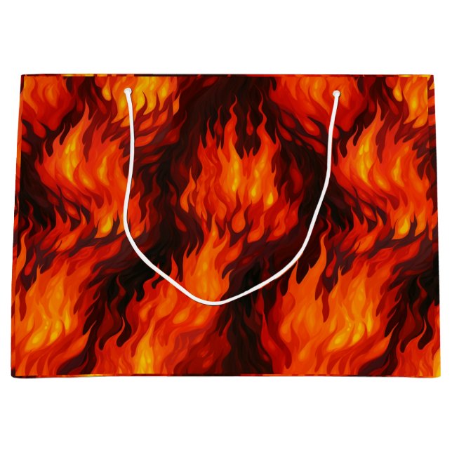 Sac cadeau Feu Flamme (Devant)